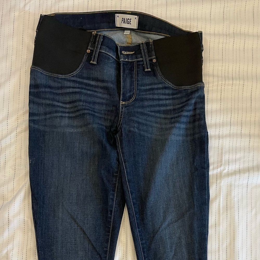 EUC Paige Maternity Denim - Verdugo ankle 27